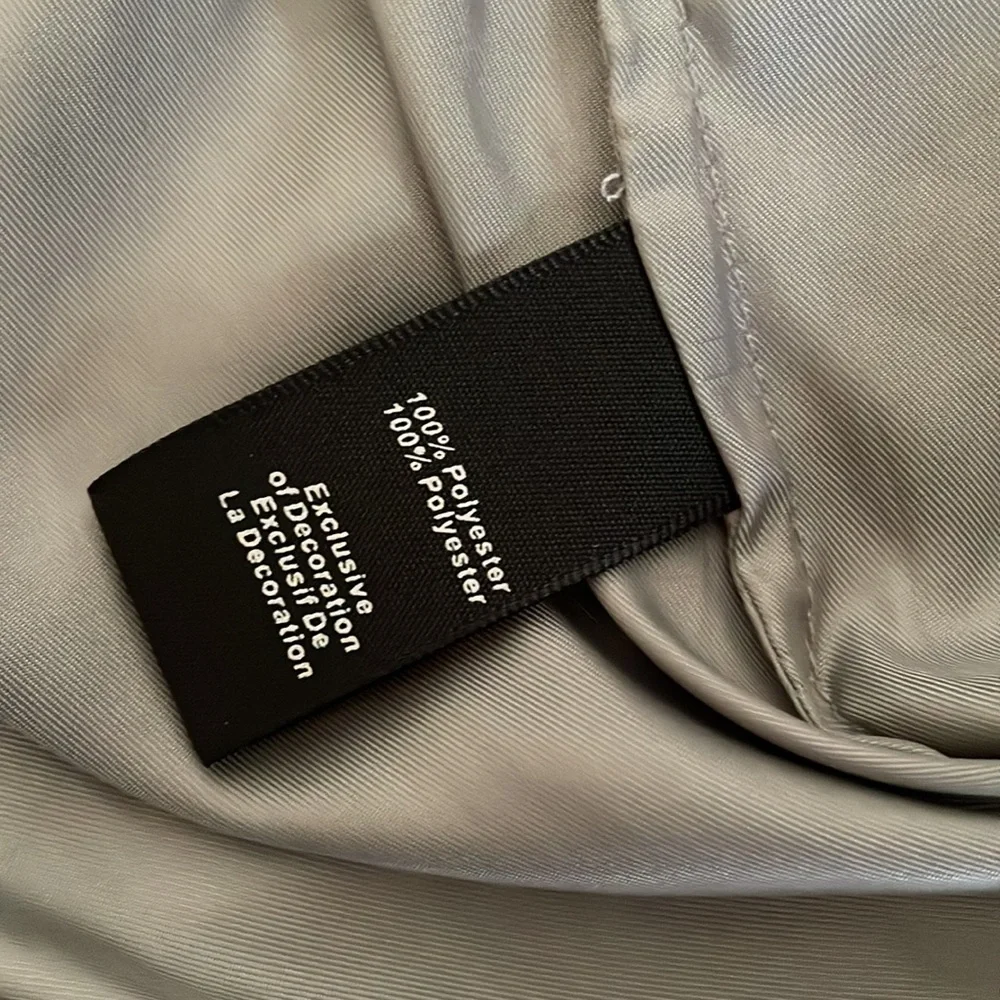 Elizabeth and James Beaded Silver/Gray Blouse - Picture 12 of 12